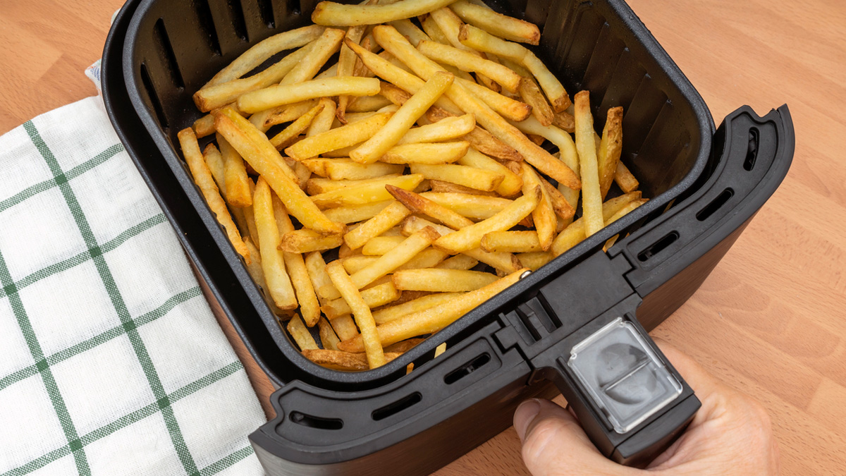 frietjes uit de airfryer